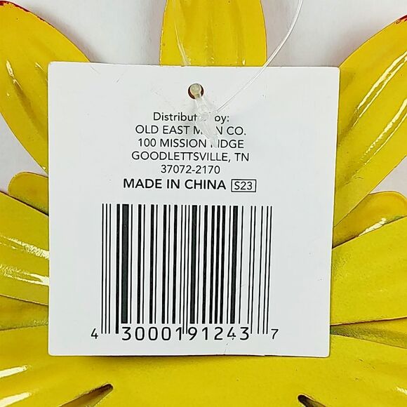 Hanging Sunflower Flower Metal Wind Chime Multicolor Garden Decor Ornament - Picture 7 of 8